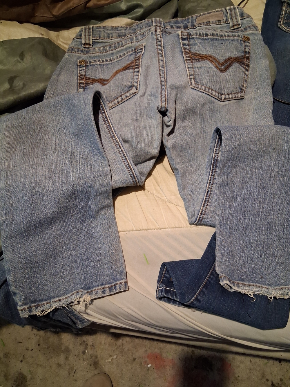 Light Blue Womens Vintage Harley Davidson Denim Jeans - Classic Casual Fit
